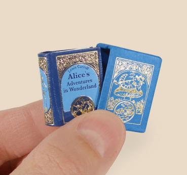 Alice´s Adventures in Wonderland by Lewis Carroll  micro-miniature